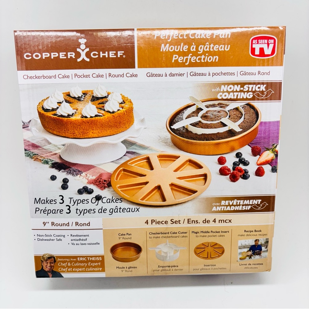 Copper chef Non-Stick Cake Pan Set